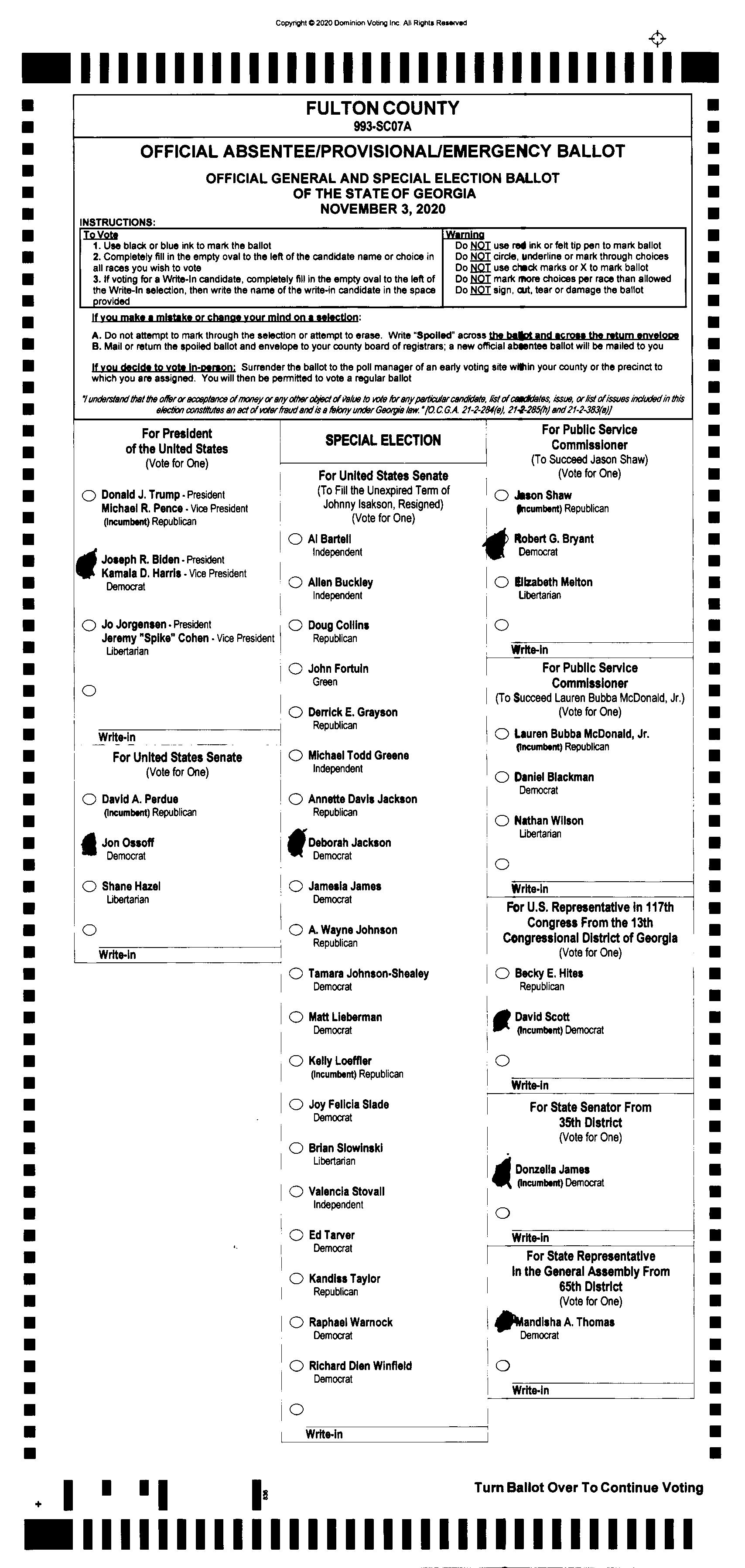 Source Ballot